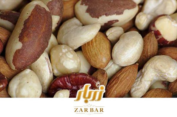 انواع آجیل دارای پتاسیم